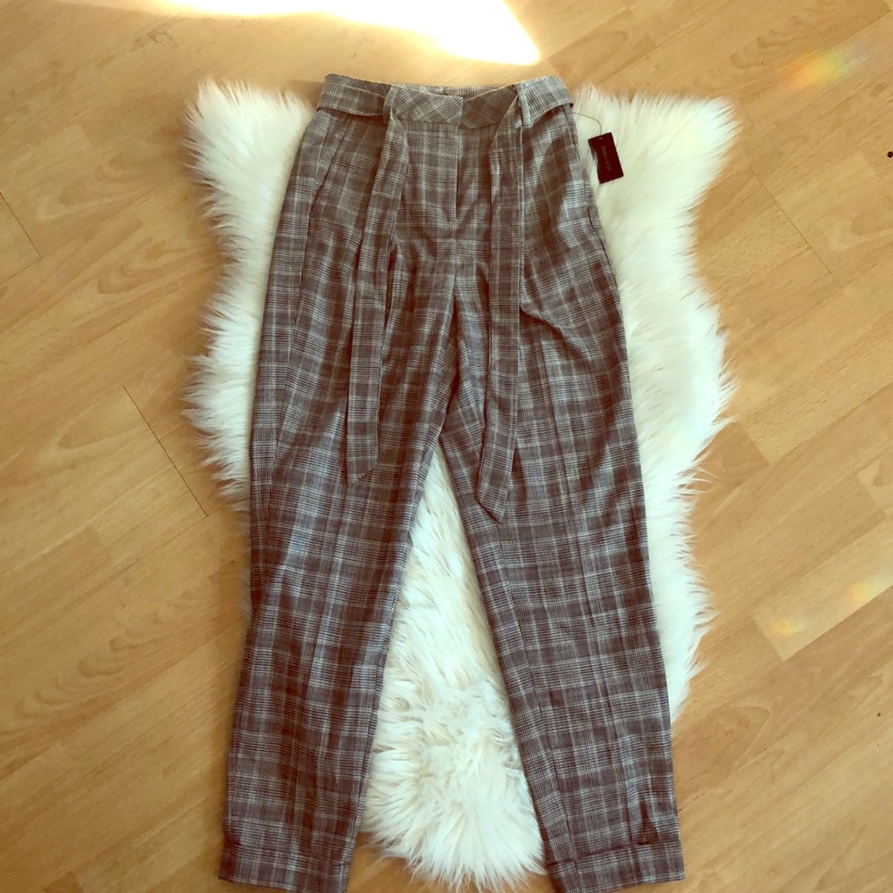 RW&CO Plaid print trouser